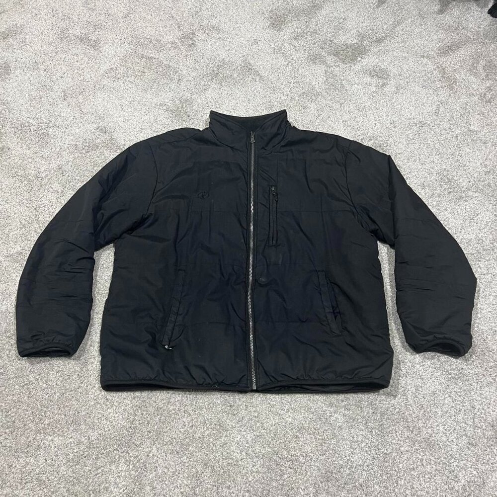 Mens Black Winter Coat, Size XXL